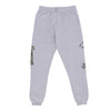 MITCHELL & NESS Pantalone Tuta Felpato Uomo Nba Ghost Green Camo Sweatpants Hardwood Classics Loslak Grey Heather da uomo
