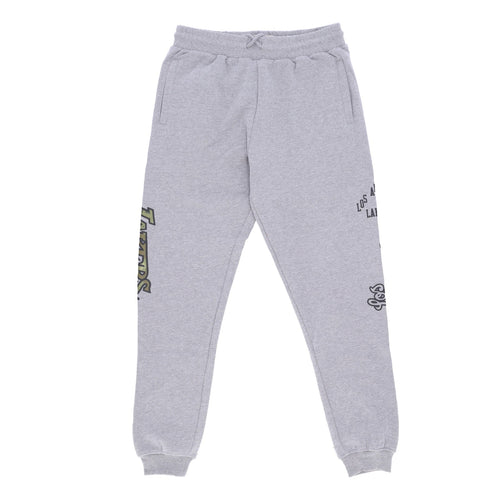 MITCHELL & NESS Pantalone Tuta Felpato Uomo Nba Ghost Green Camo Sweatpants Hardwood Classics Loslak Grey Heather da uomo
