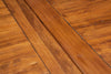 Biscottini Tavolo Country allungabile in legno massello di tiglio finitura noce L120xPR80xH80 cm. Made in Italy