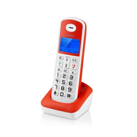 Brondi Bravo Style Digital Bianco/rosso Telefono Cordless