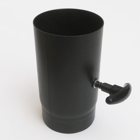 Manicotto con valvola da 120mm per stufa a legna