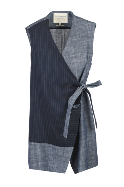 ALESSIA SANTI Alessia Santi - Gilet - 450154 - Denim da donna