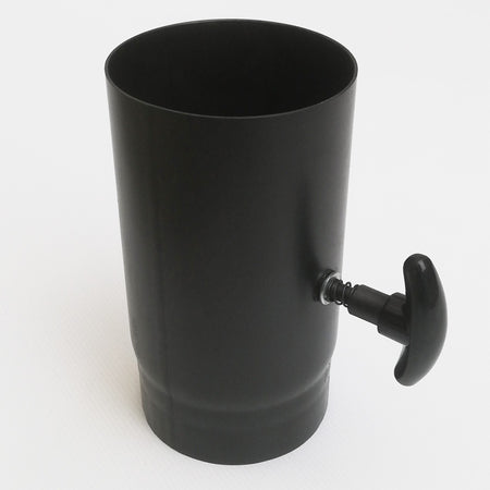 Manicotto con valvola da 130mm per stufa a legna