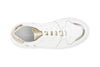 SNEAKERS IN PELLE CON LOGO IN RILIEVO