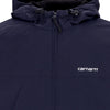 CARHARTT WIP Giubbotto Uomo Hooded Sail Jacket Dark Navy/white da uomo