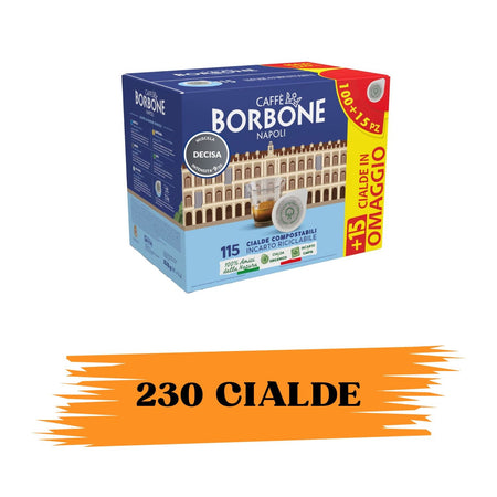 Borbone Caffe Cialde 44mm Miscela Decisa 230pz