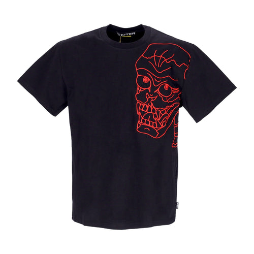 IUTER Maglietta Uomo Skull Tee Black/red da uomo