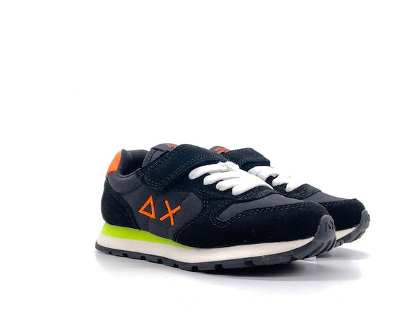 SUN68 Sneakers bambino BOY'S TOM FLUO (KID) Nero