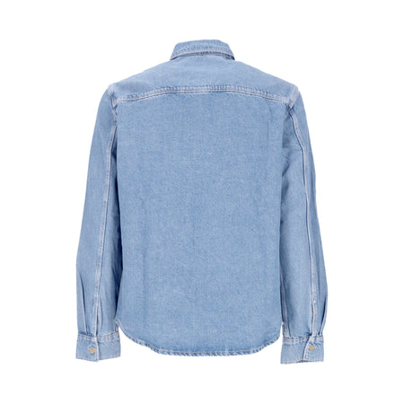 DICKIES Camicia Manica Lunga Uomo Kibler L/s Shirt Classic Blue da uomo