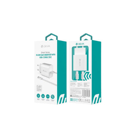 CARICA BATTERIE USC. CON CAVO TIPO-C 30W