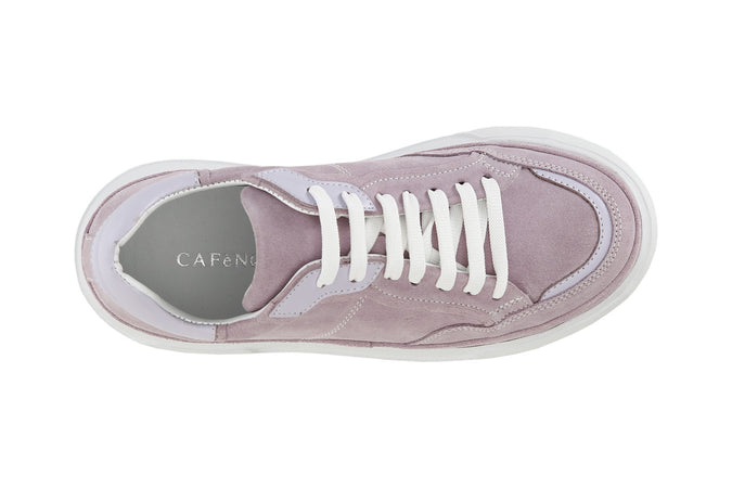 SNEAKERS IN PELLE SCAMOSCIATA