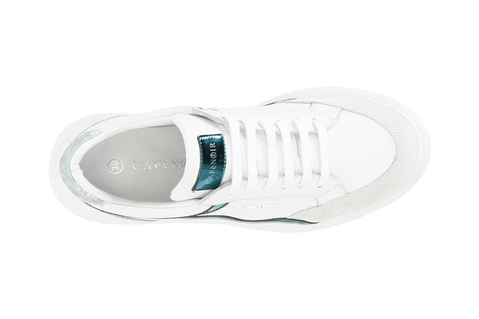 SNEAKERS IN PELLE CON DETTAGLIO SPECCHIO