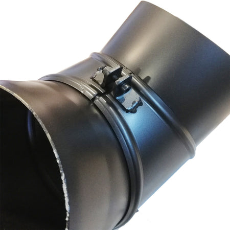 Curva a 90 gradi girevole da 120mm per stufa a legna