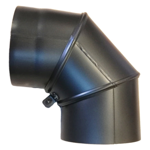 Curva a 90 gradi girevole da 150mm per stufa a legna