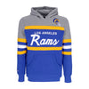 MITCHELL & NESS Felpa Cappuccio Uomo Nfl Headcoach Hoodie Losram Royal da uomo