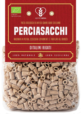 Ditalini Perciasacchi pasta di grani antichi siciliani