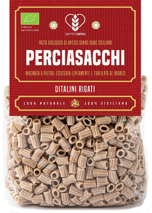 Ditalini Perciasacchi pasta di grani antichi siciliani