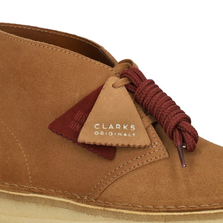 CLARKS Scarpa Lifestyle Uomo Desert Coal Dark Sand Suede da uomo