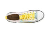 SNEAKERS PATCHWORK IN TESSUTO CON POIS