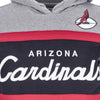 MITCHELL & NESS Felpa Cappuccio Uomo Nfl Headcoach Hoodie Aricar Black da uomo