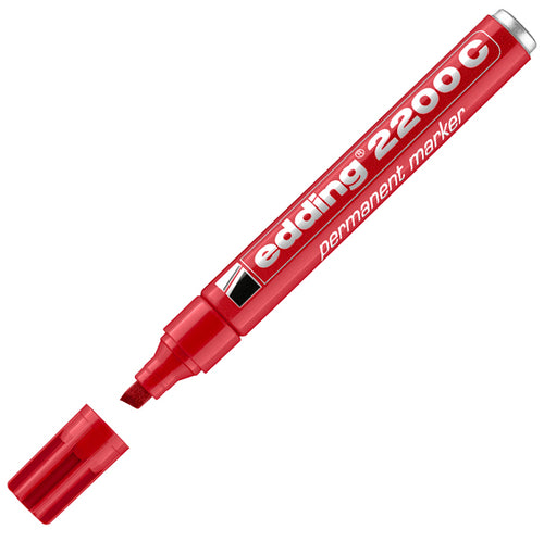 Marcatore Edding 2200C Rosso P.Scalpello
