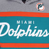 MITCHELL & NESS Felpa Cappuccio Uomo Nfl Headcoach Hoodie Miadol Dark Teal da uomo