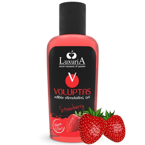 Luxuria Voluptas Gel Stimolante Alimentare Effetto Calore - Fragola 100 ml