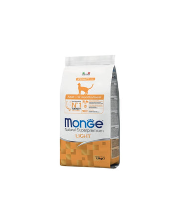 Monge Natural Superpremium Light secco Gatti Adulti tacchino