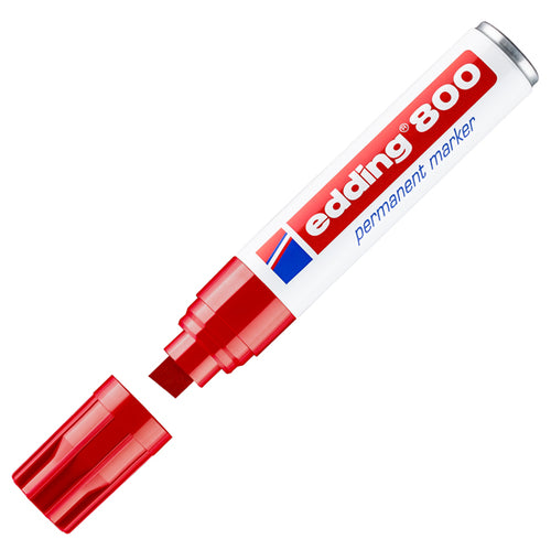 Marcatore Edding 800 Rosso Ps 4-12Mm Permanente