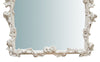 Biscottini SPECCHIERA DA PARETE IN LEGNO FINITURA BIANCO ANTICATO L59XPR6XH98 cm Made in Italy