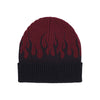 VISION OF SUPER Cappello Uomo Flames Beanie Grape Wine/black da uomo