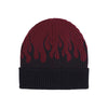 VISION OF SUPER Cappello Uomo Flames Beanie Grape Wine/black da uomo