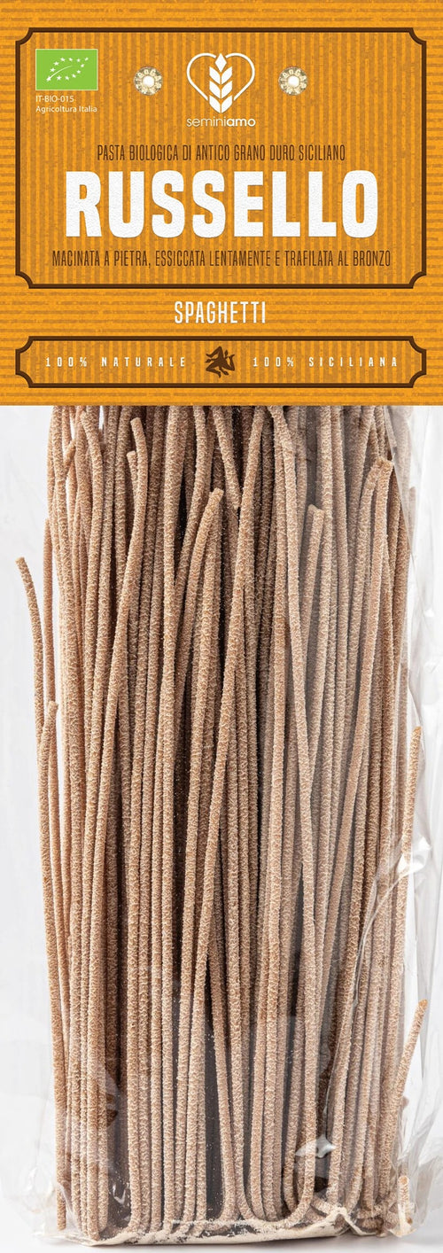 Spaghetti Russello Pasta di grani antichi siciliani