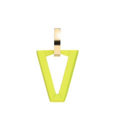 VALENTINA FERRAGNI - MONO ORECCHINO UALI FLUO LIME