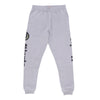 MITCHELL & NESS Pantalone Tuta Felpato Uomo Nba Ghost Green Camo Sweatpants Hardwood Classics Atlhaw Grey Heather da uomo
