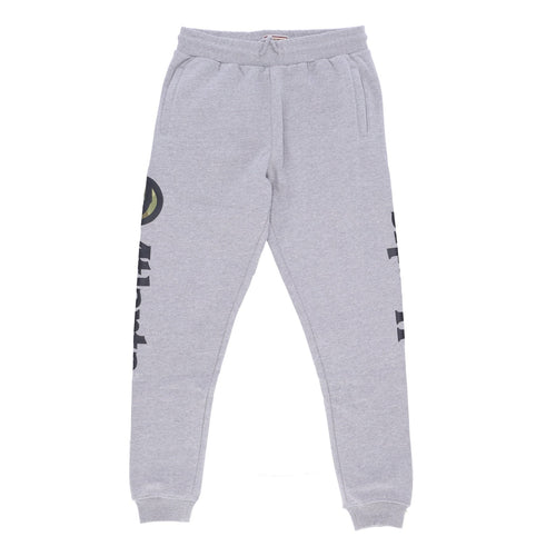 MITCHELL & NESS Pantalone Tuta Felpato Uomo Nba Ghost Green Camo Sweatpants Hardwood Classics Atlhaw Grey Heather da uomo