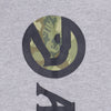 MITCHELL & NESS Pantalone Tuta Felpato Uomo Nba Ghost Green Camo Sweatpants Hardwood Classics Atlhaw Grey Heather da uomo