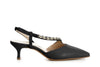 SCARPE IN PELLE ASIMMETRICHE CON ACCESSORIO
