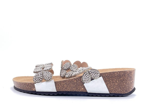 GRUNLAND Ciabatta donna Anin Argento