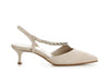 SCARPE IN PELLE SCAMOSCIATA ASIMMETRICHE CON ACCESSORIO