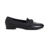 MOCASSINO IN PELLE CON PASSANTE IN MICROSTRASS