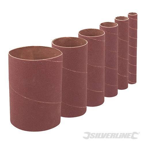 Set di rotoli maniche levigatura supporto in cotone levigare curvature pieghe Silverline