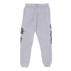 MITCHELL & NESS Pantalone Tuta Felpato Uomo Nba Ghost Green Camo Sweatpants Hardwood Classics Torrap Grey Heather da uomo