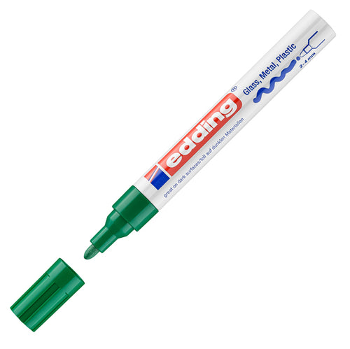 Marcatore Edding 750 Punta Media Vernice Verde