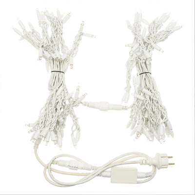 Catena luminosa stalattiti a cascata per esterno interno uso professionale decorazione natalizia maxi led