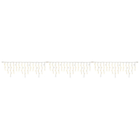 Catena luminosa stalattiti a cascata per esterno interno uso professionale decorazione natalizia maxi led