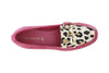 MOCASSINO IN PELLE GLITTER E CAVALLINO