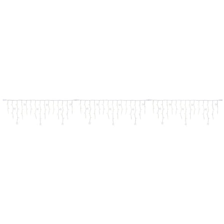 Catena luminosa stalattiti a cascata per esterno interno uso professionale decorazione natalizia maxi led