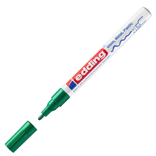 Marcatore Edding 751 Punta Fine Vernice Verde