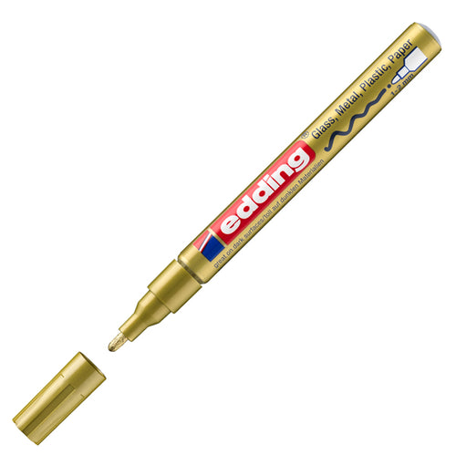 Marcatore Edding 751 Punta Fine Vernice Oro